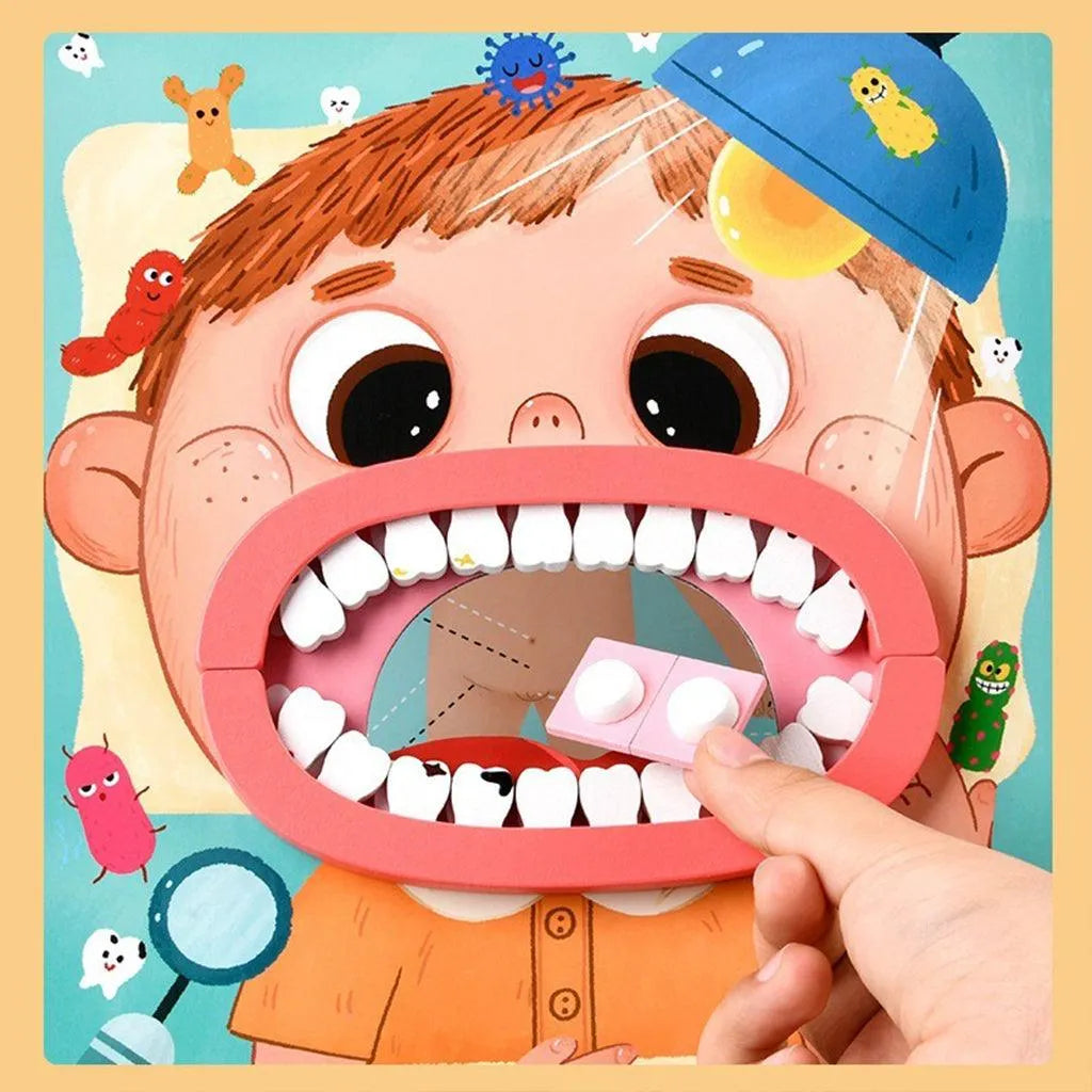 YOTOY Wooden Oral Dental Medical Pretend Play Toys For Kids - YOTOY