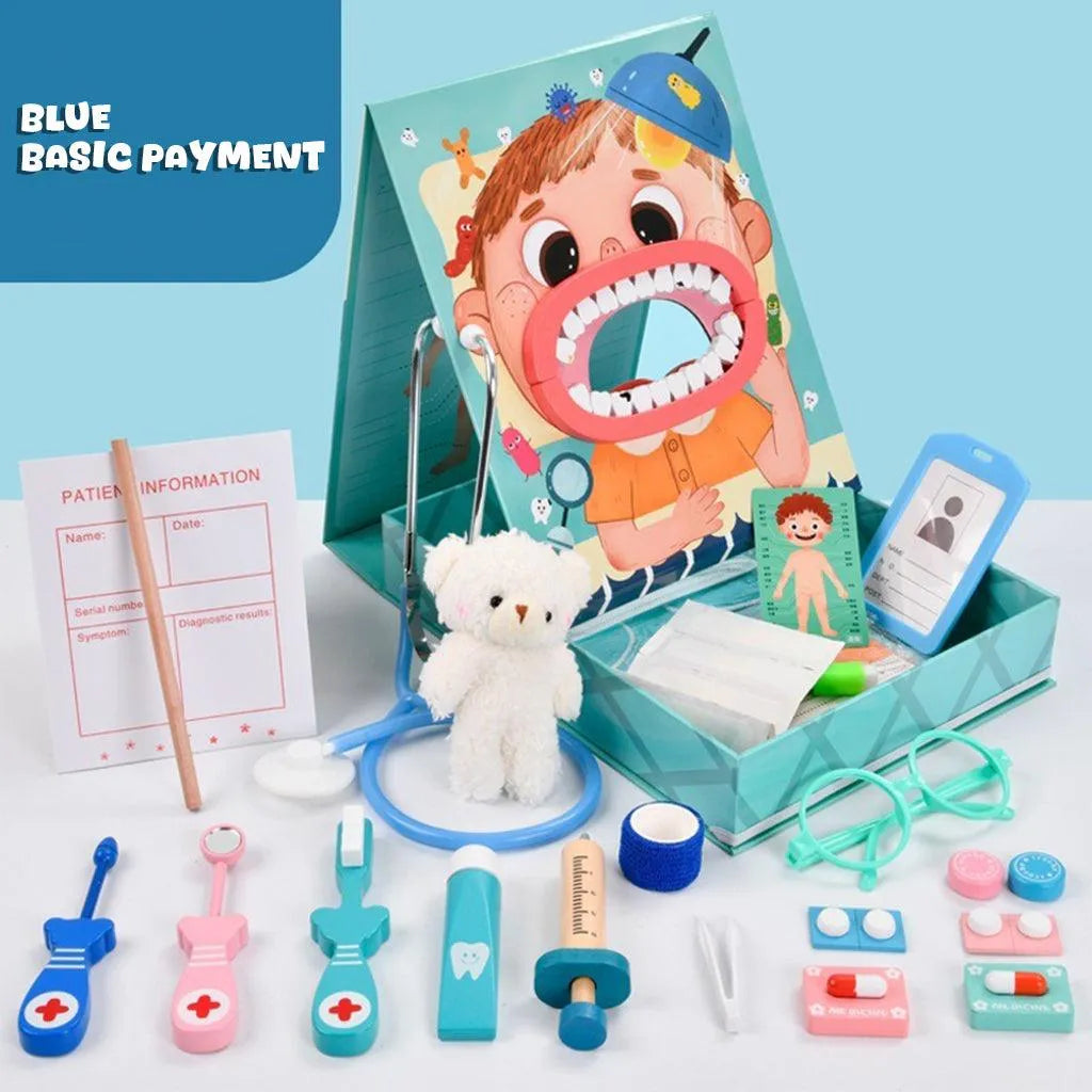 YOTOY Wooden Oral Dental Medical Pretend Play Toys For Kids - YOTOY