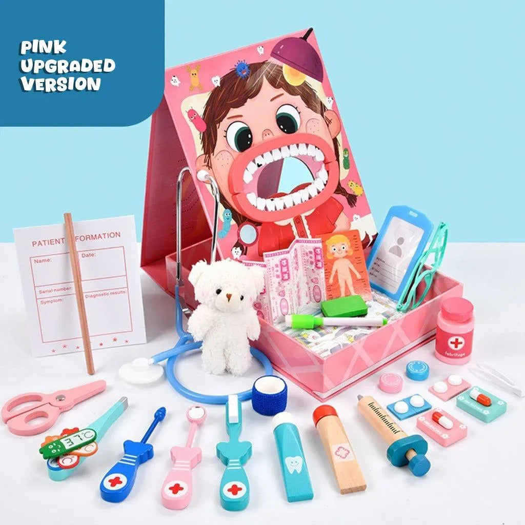 YOTOY Wooden Oral Dental Medical Pretend Play Toys For Kids - YOTOY