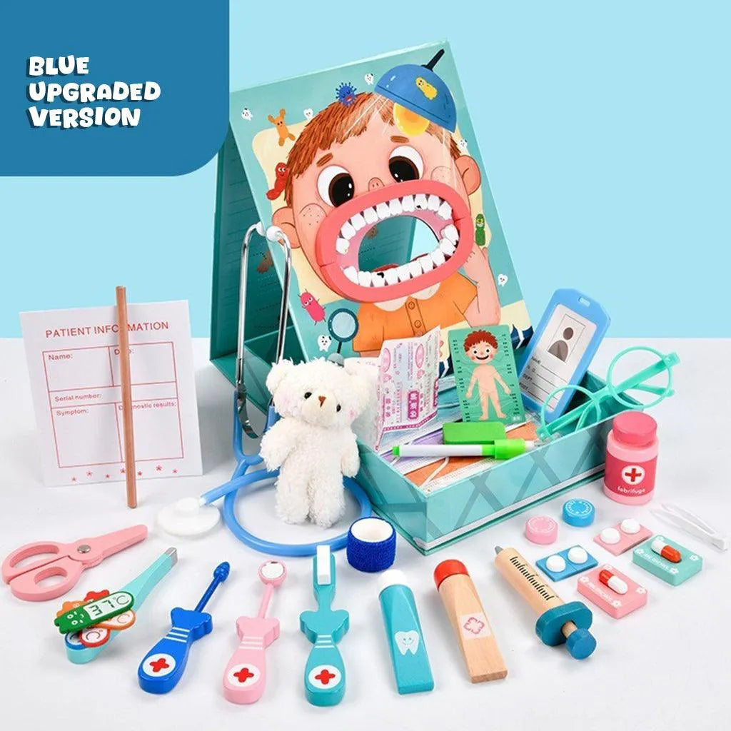 YOTOY Wooden Oral Dental Medical Pretend Play Toys For Kids - YOTOY