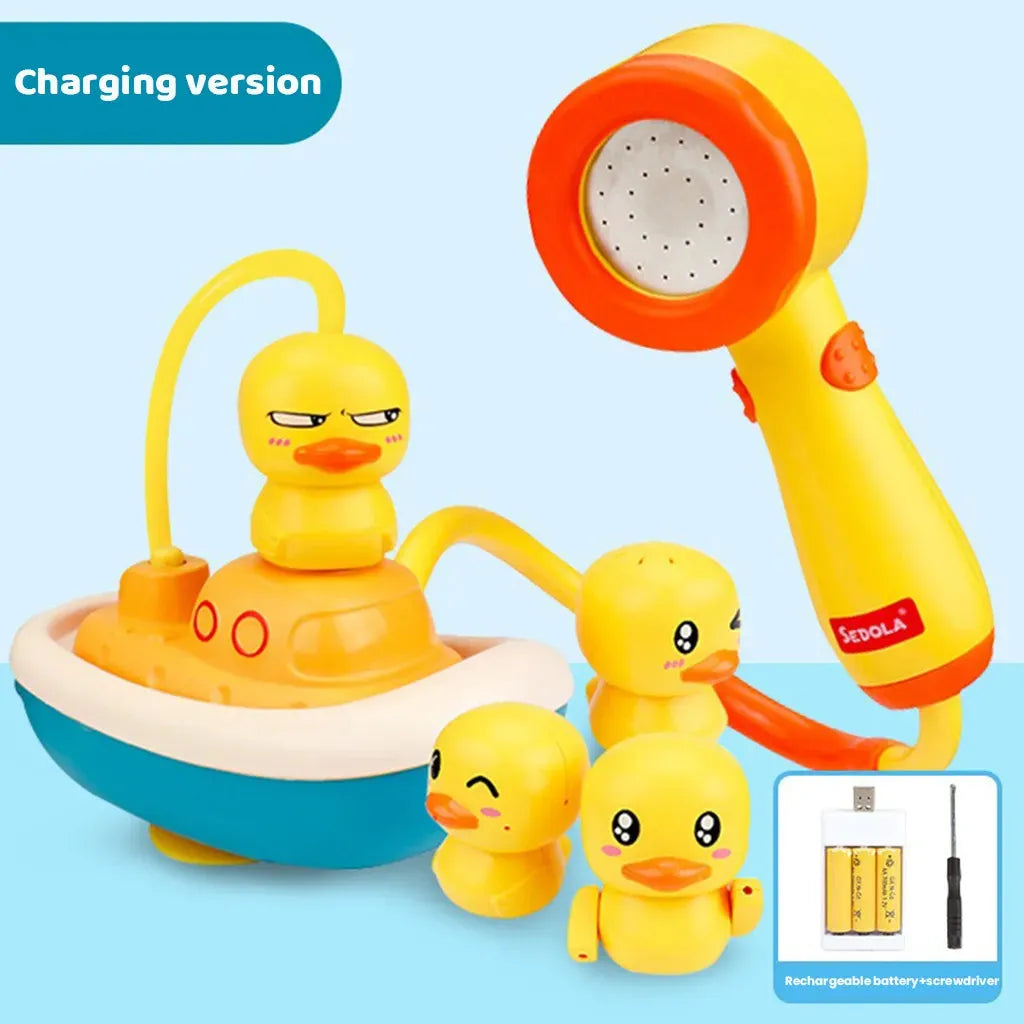 YOTOY Yellow Duck Electric Showerhead Toy - YOTOY