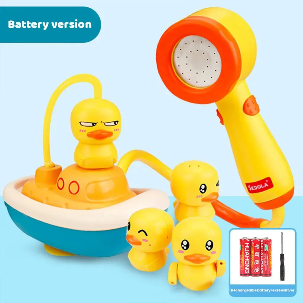 YOTOY Yellow Duck Electric Showerhead Toy - YOTOY